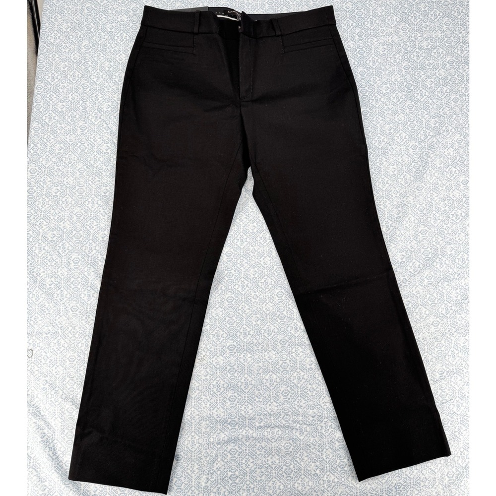 Banana Republic Classic Sloan Ankle Pants Black Womens 8R Skinny 566319